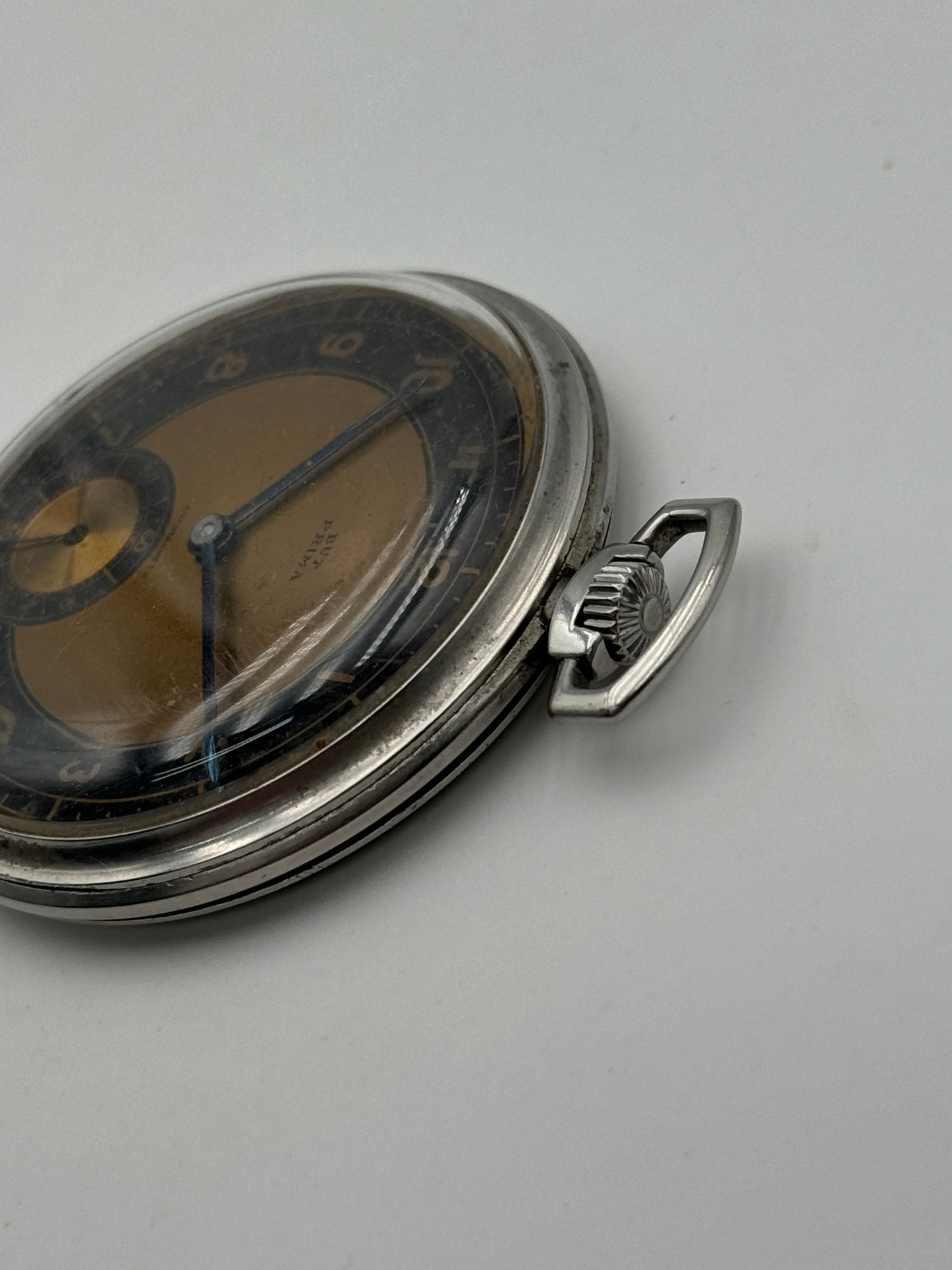 but prima pocket watch calatrava acciaio acier 48mm