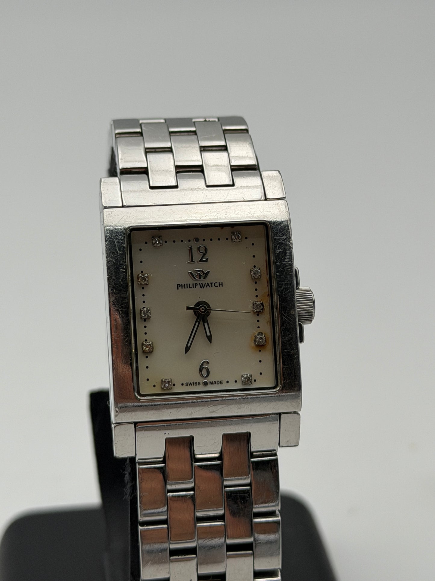 philip watch quartz swiss made 8253426645 22x33mm