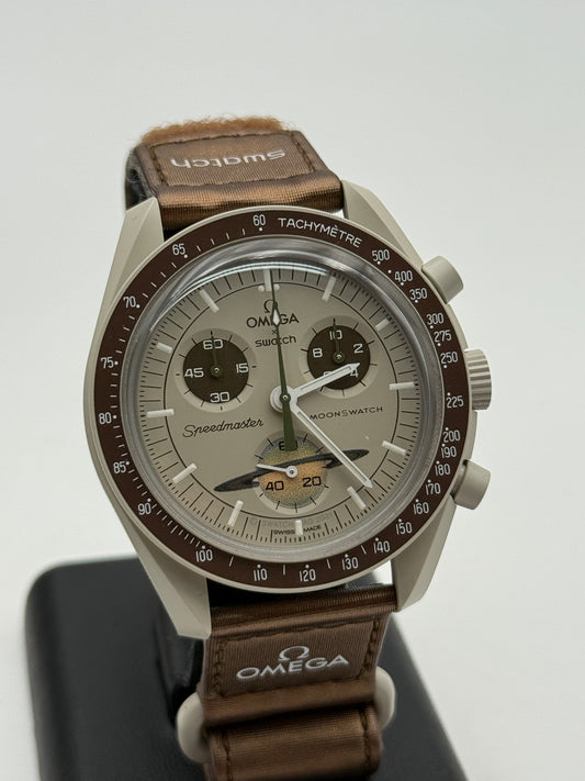 omega moonswatch mission to saturn swiss made S033T100 bioceramic