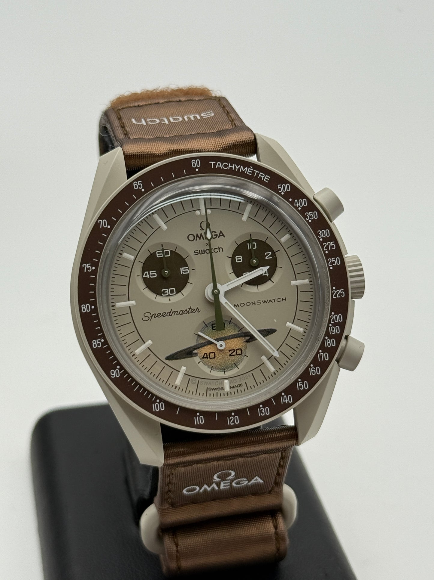 omega moonswatch mission to saturn swiss made S033T100 bioceramic