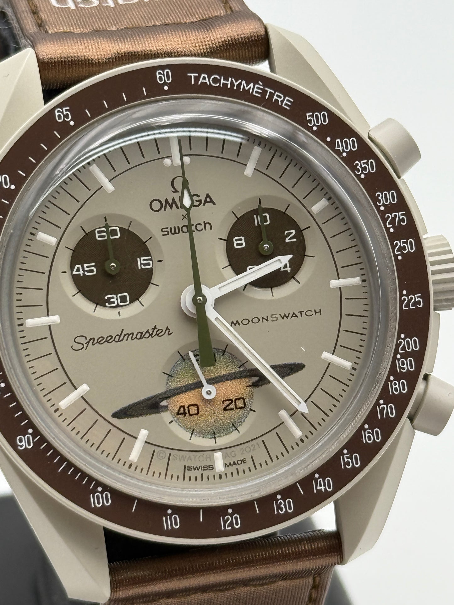 omega moonswatch mission to saturn swiss made S033T100 bioceramic