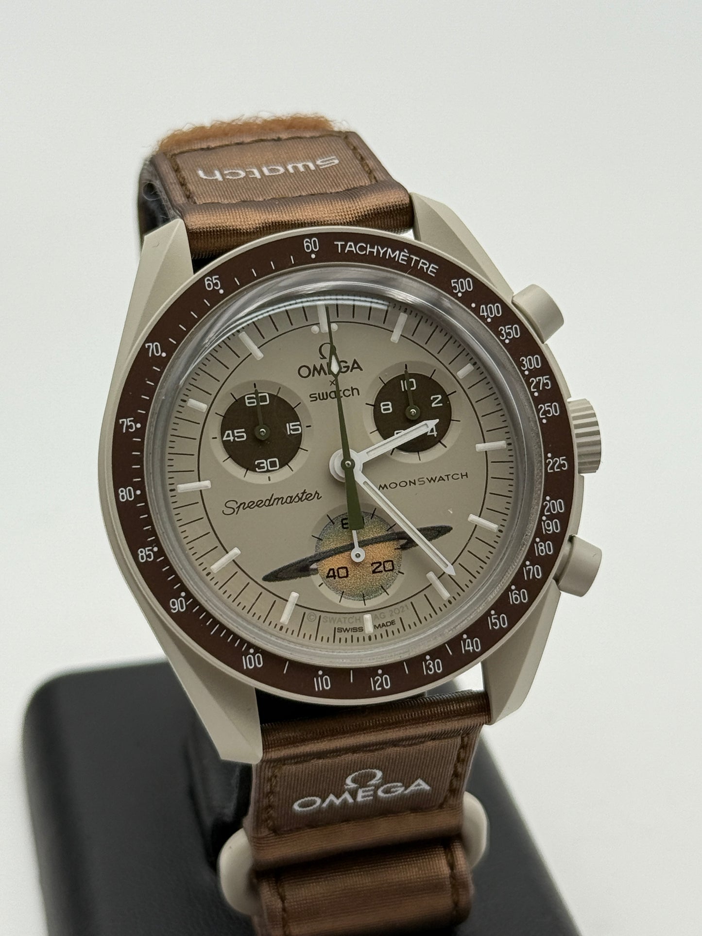 omega moonswatch mission to saturn swiss made S033T100 bioceramic