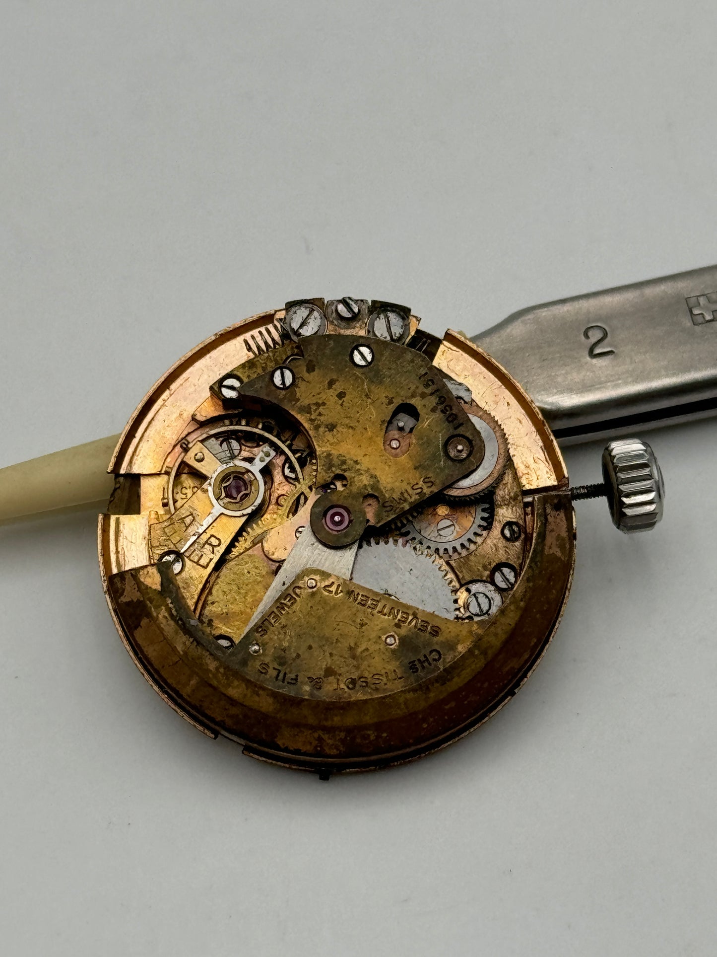 Tissot 28.5 21 automatic bumper martelletto movement movimento