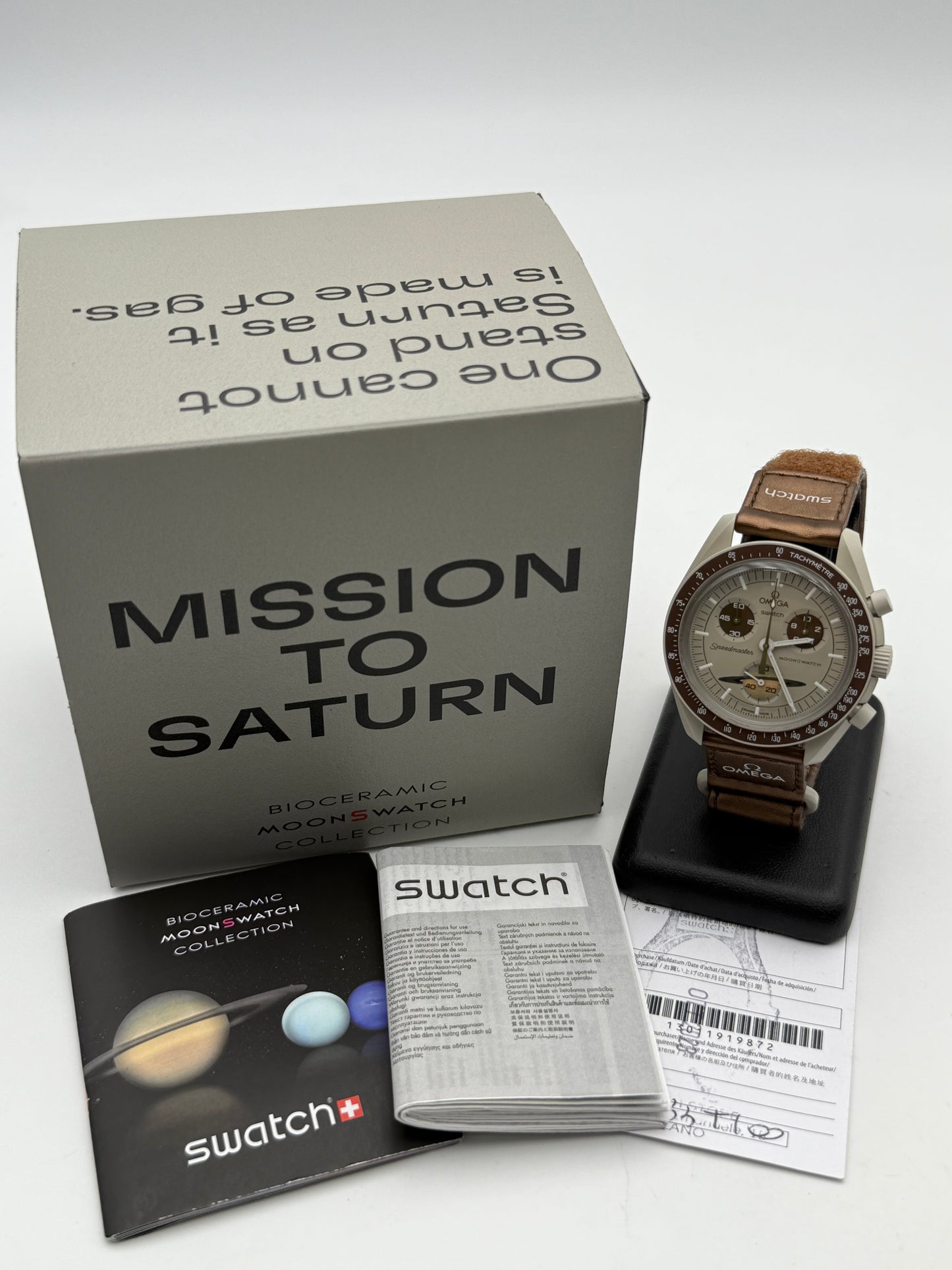 omega moonswatch mission to saturn swiss made S033T100 bioceramic