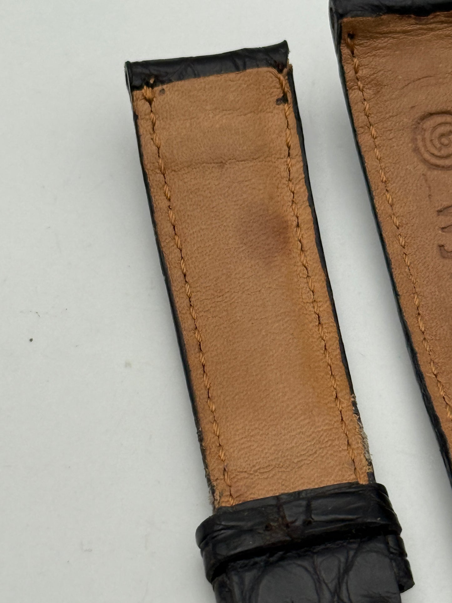 wyler cinturino strap vintage used 18mm leather