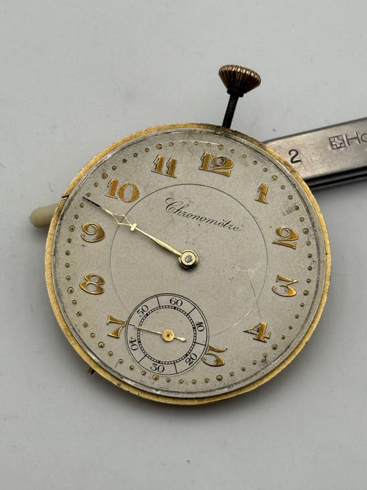 chronometre 41.8mm pocket watch movement movimento