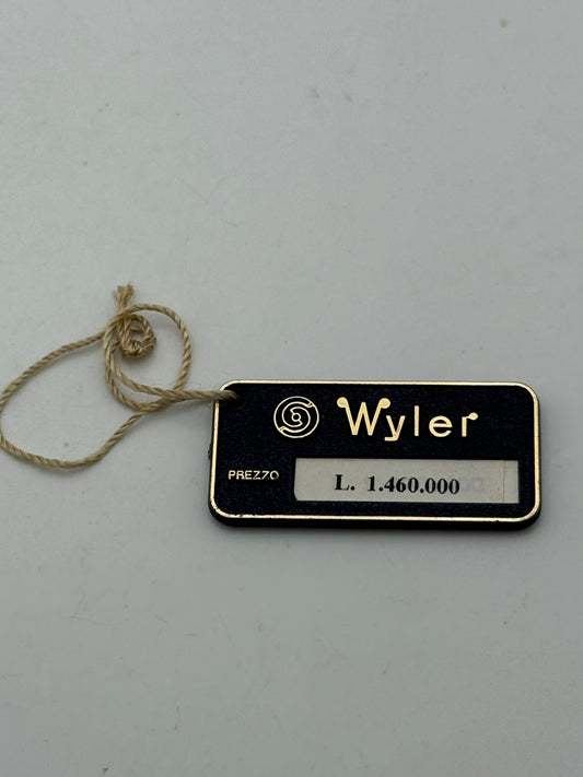 tag cartellino wyler 31677.012 vintage cinematique