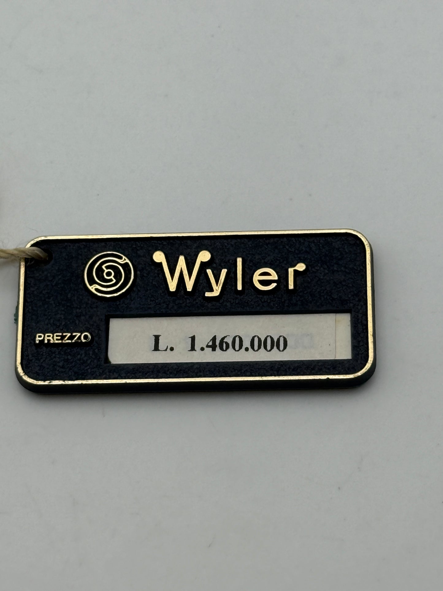 tag cartellino wyler 31677.012 vintage cinematique