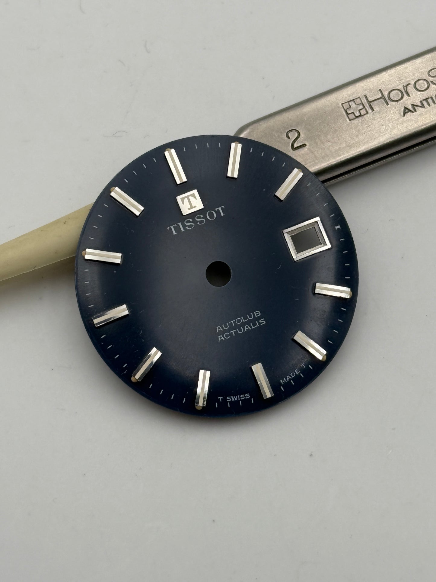tissot autolub actualis blue dial quadrante 28.5mm