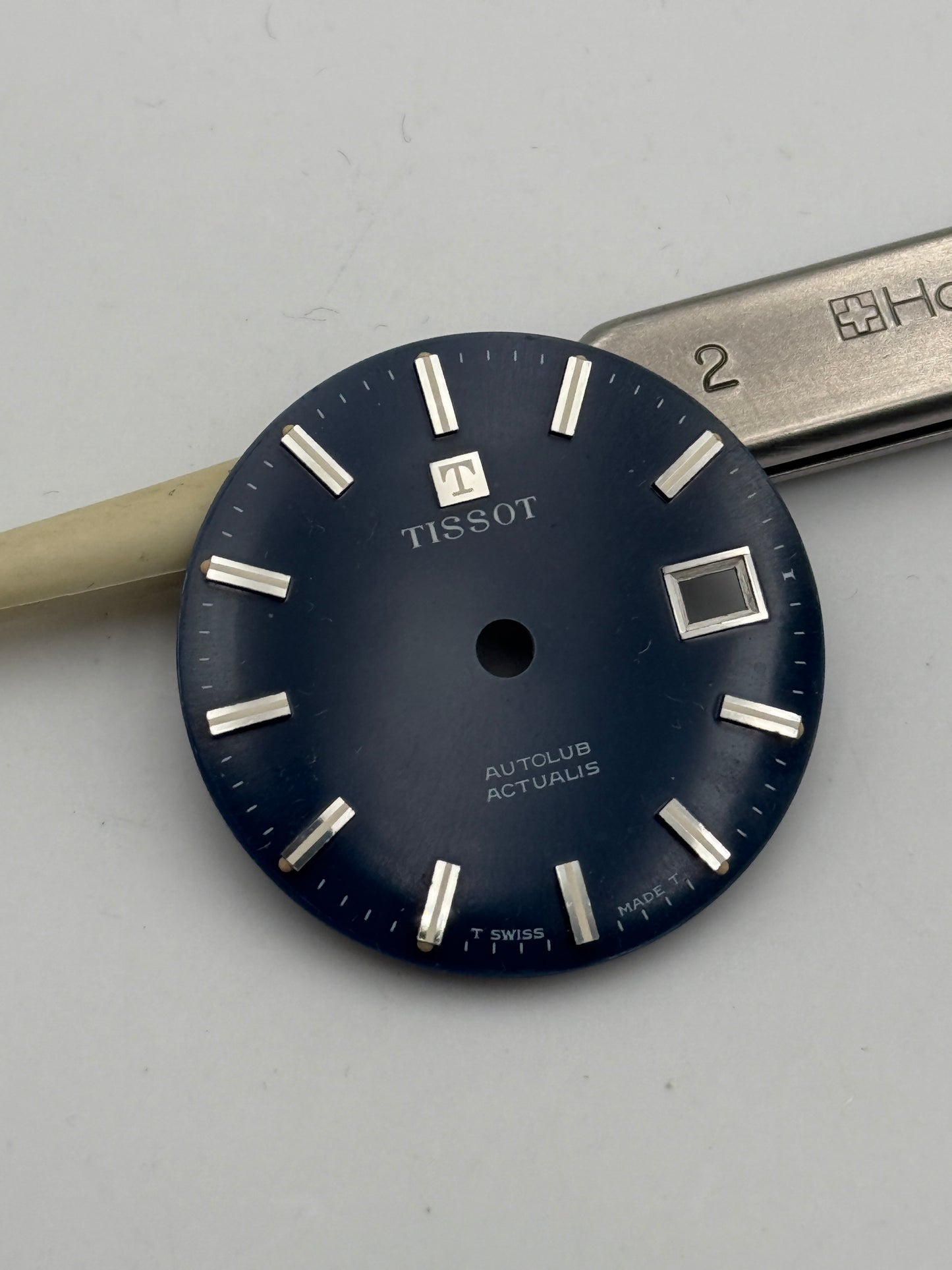 tissot autolub actualis blue dial quadrante 28.5mm