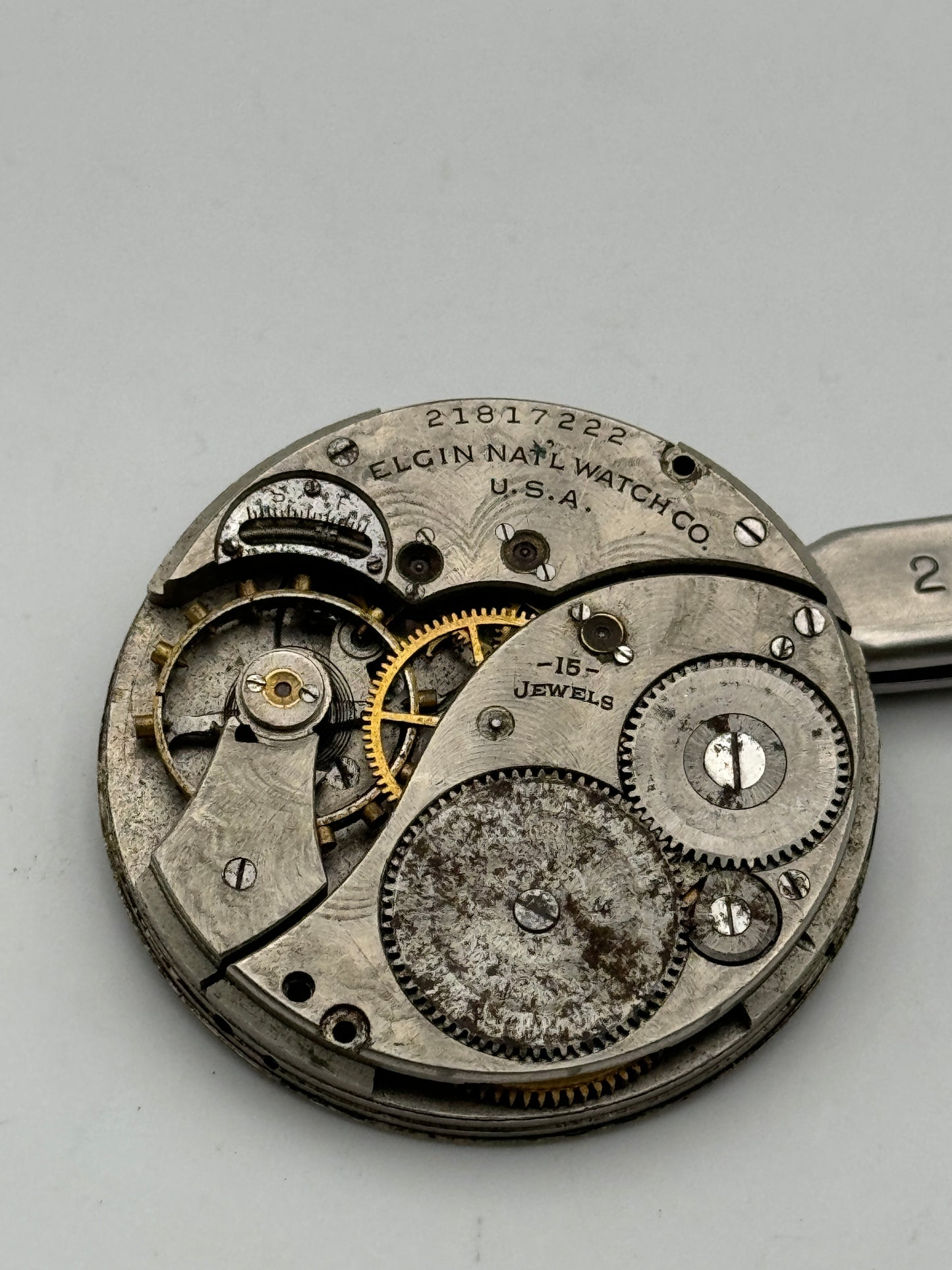 Elgin pocket watch movement movimenti 39.5mm 15 jewels