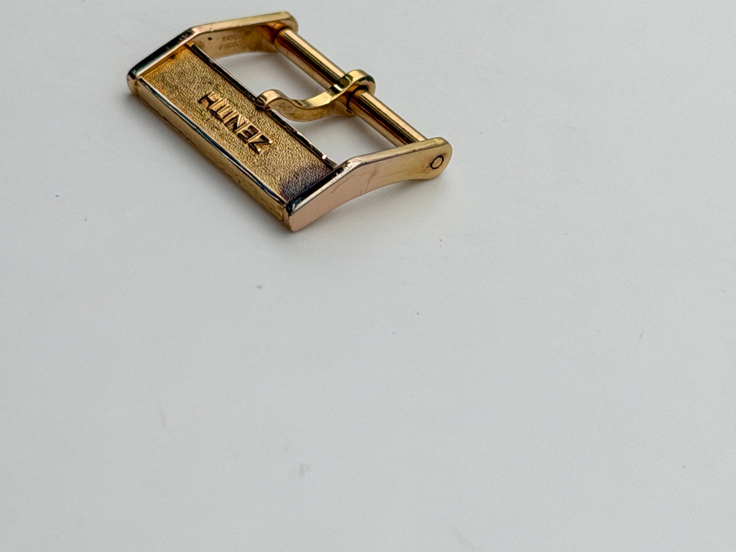 zenith 16mm dorata fibbia buckle vintage genuine