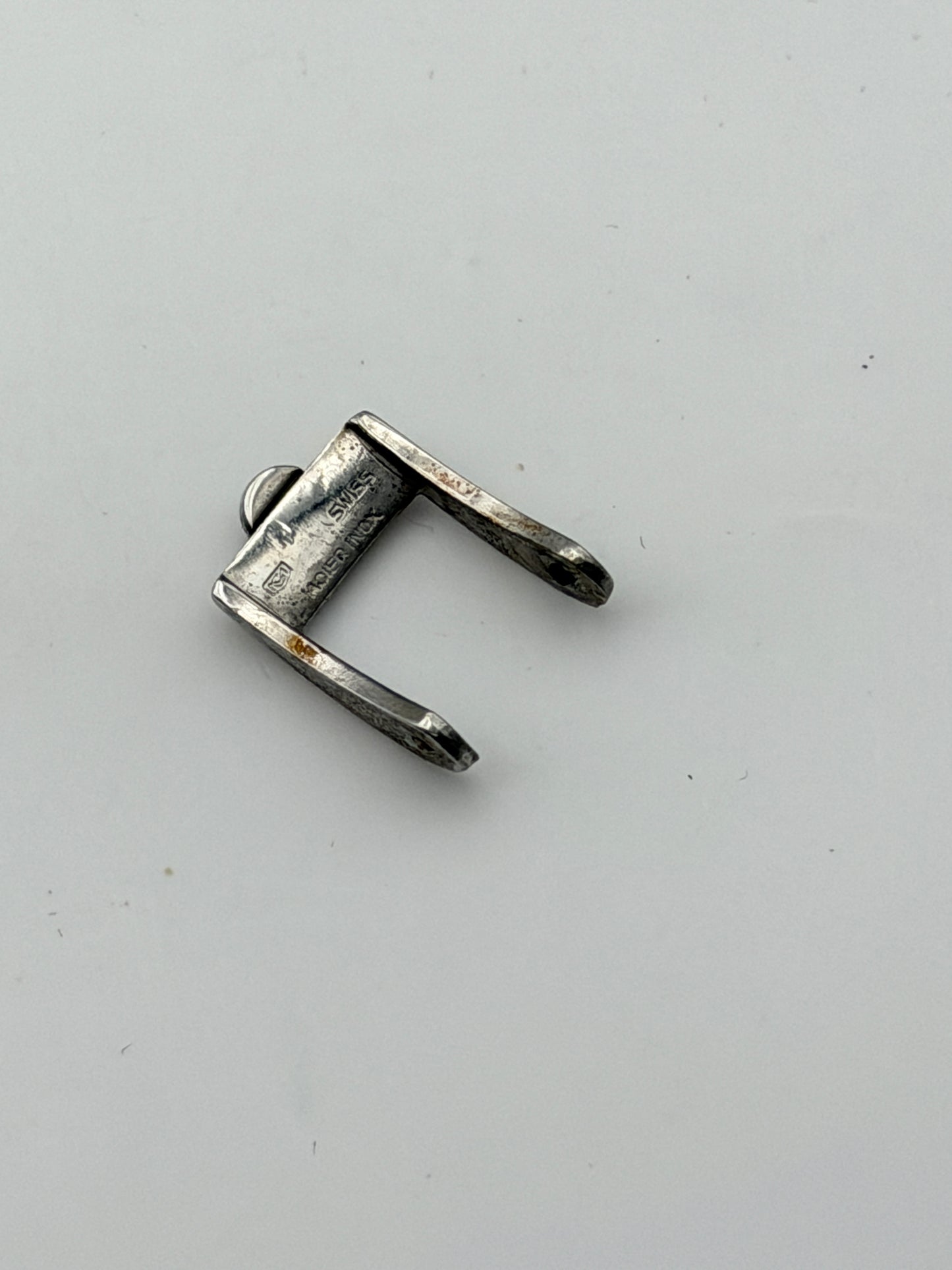 omega 8mm vintage fibbia buckle