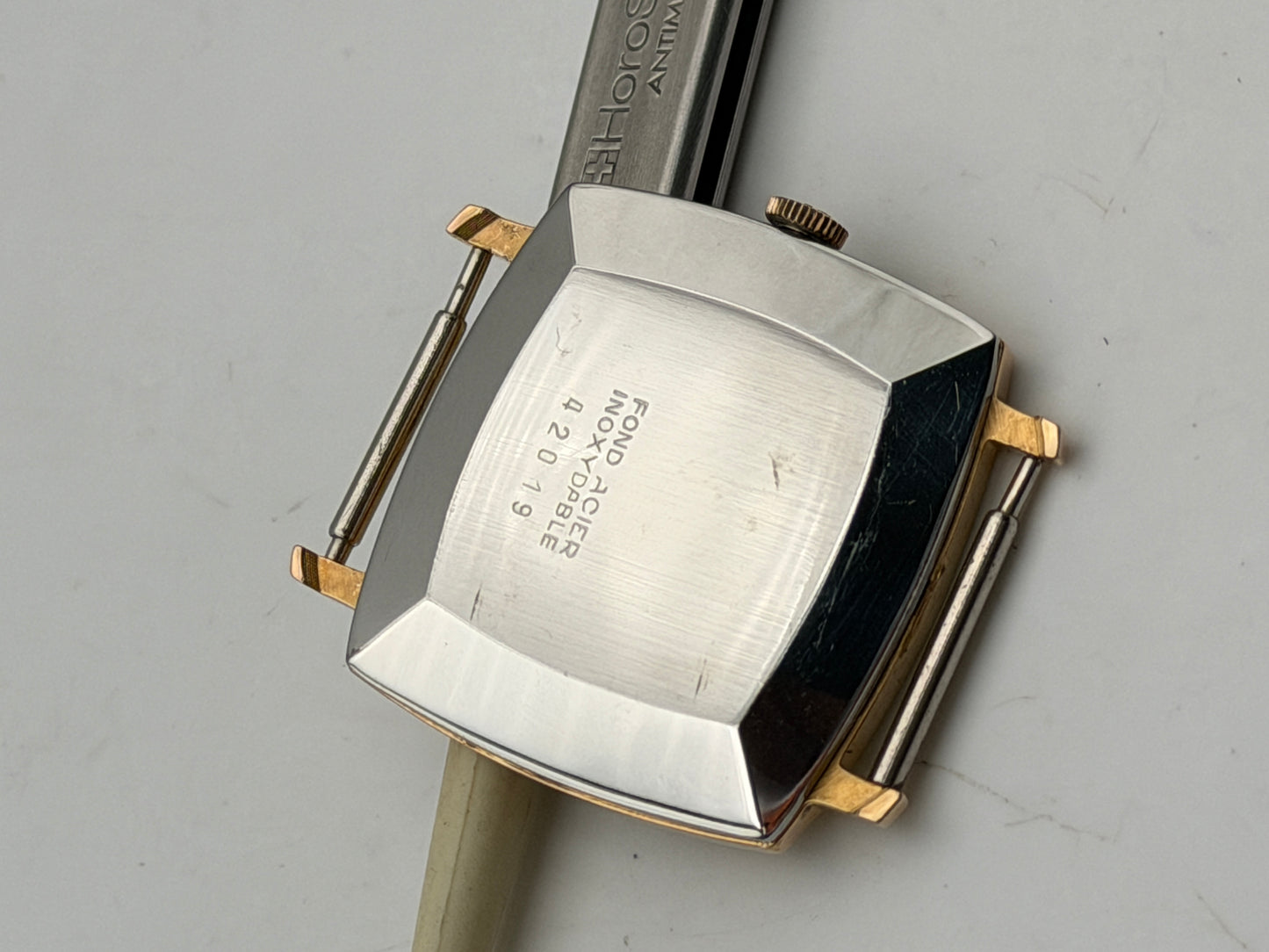 rewel cioccolatone 31mmx36mm vintage watch