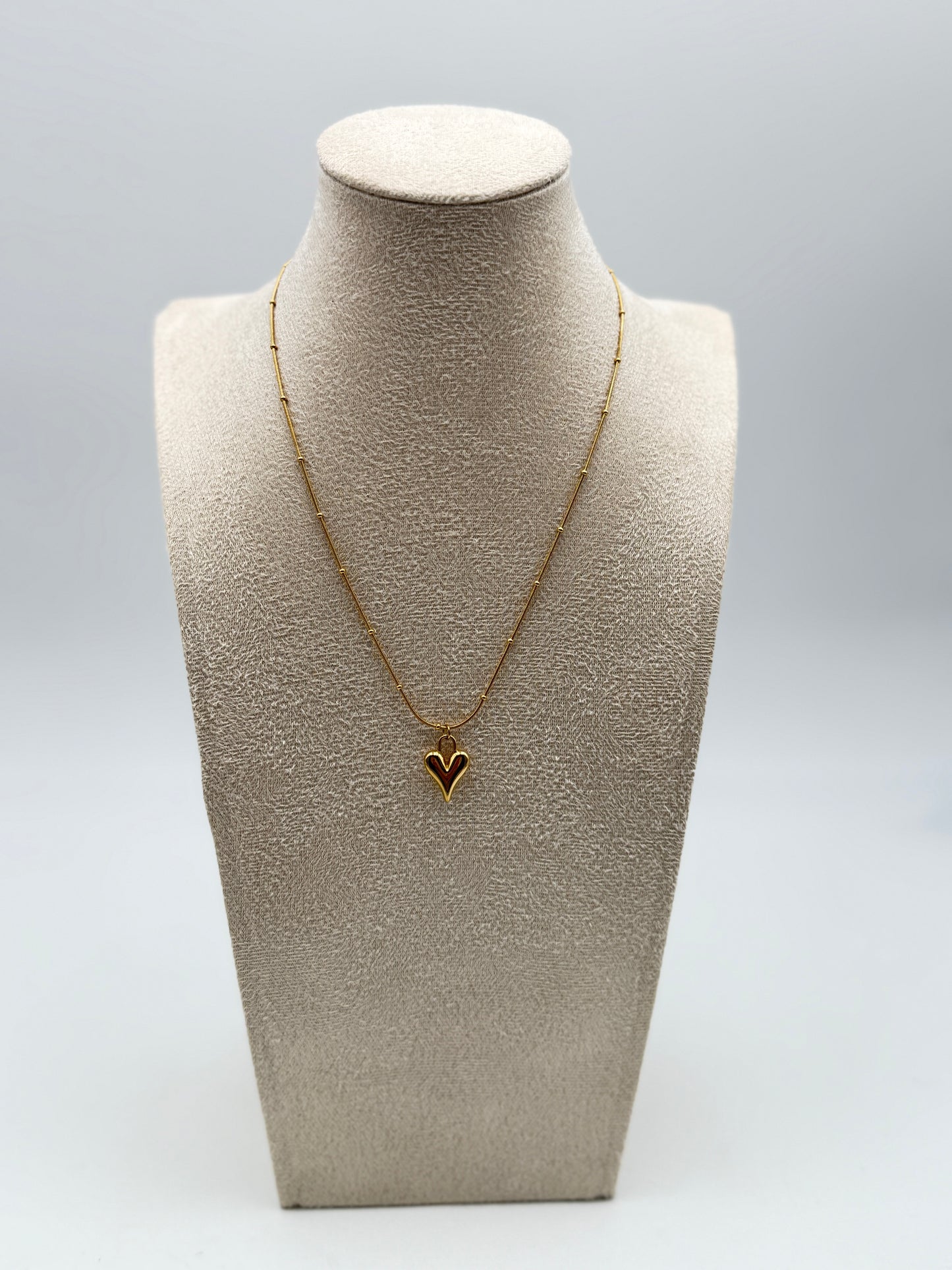 collana necklace acciaio aisi 316l gold plated