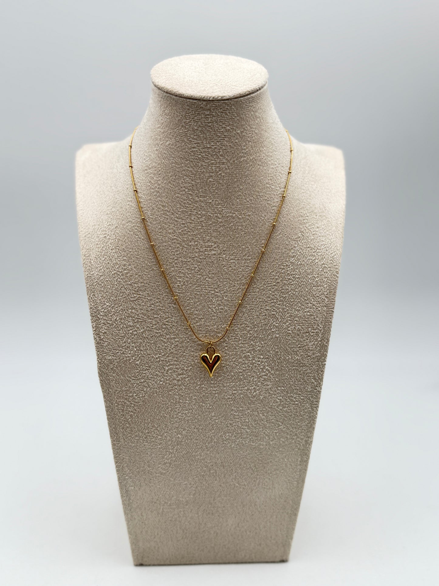 collana necklace acciaio aisi 316l gold plated