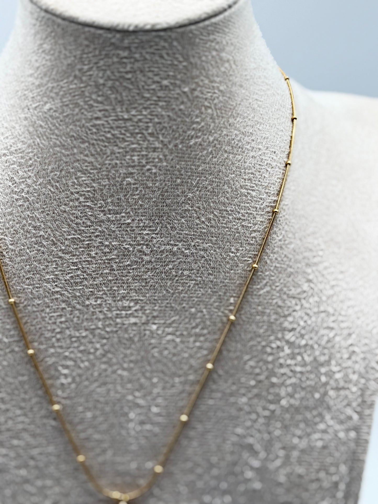 collana necklace acciaio aisi 316l gold plated