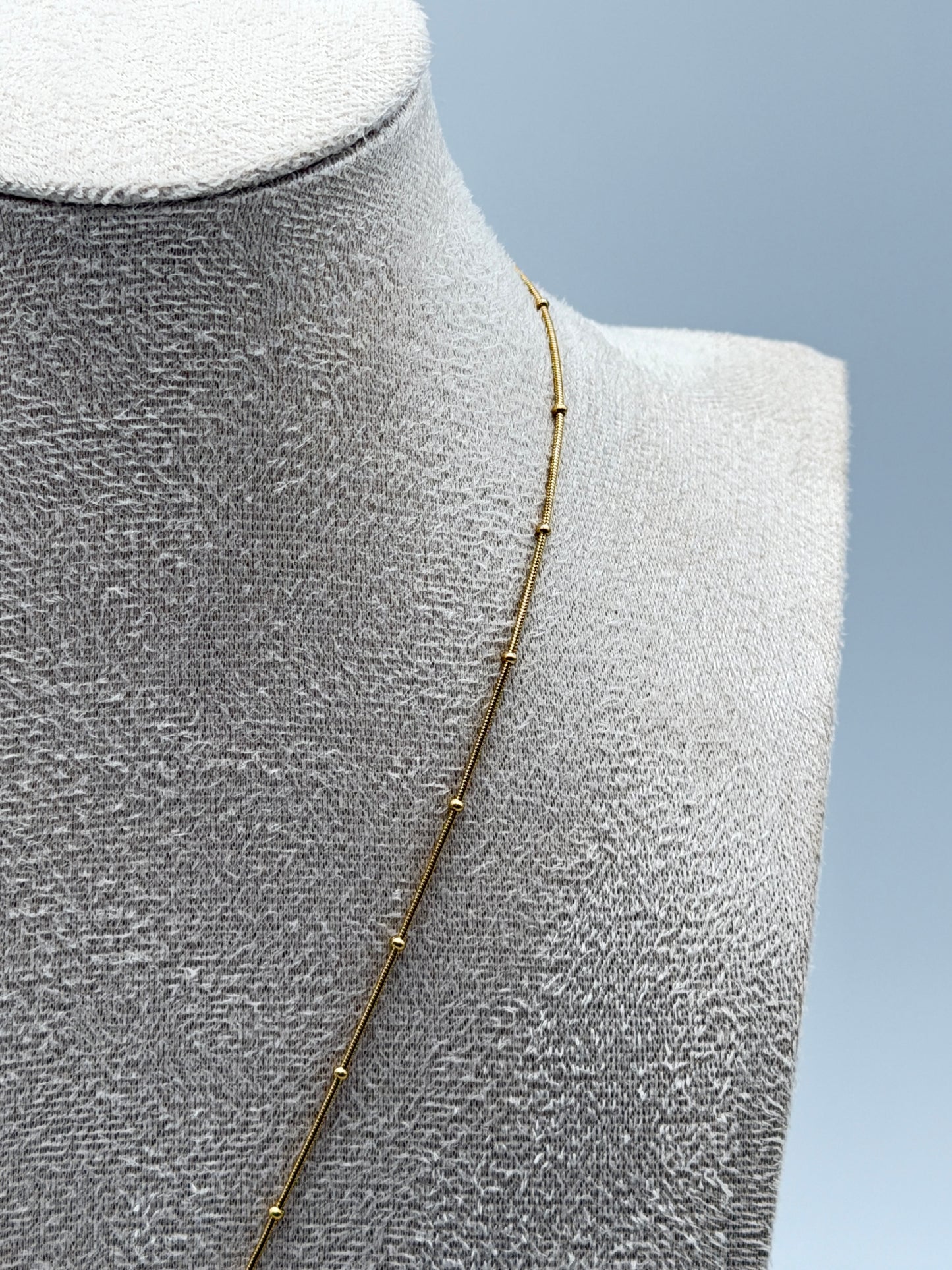 collana necklace acciaio aisi 316l gold plated