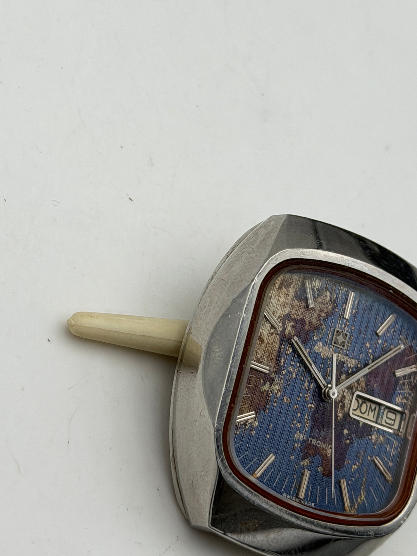 zenith 01-0010-505 xl tronic 38mm watch vintage