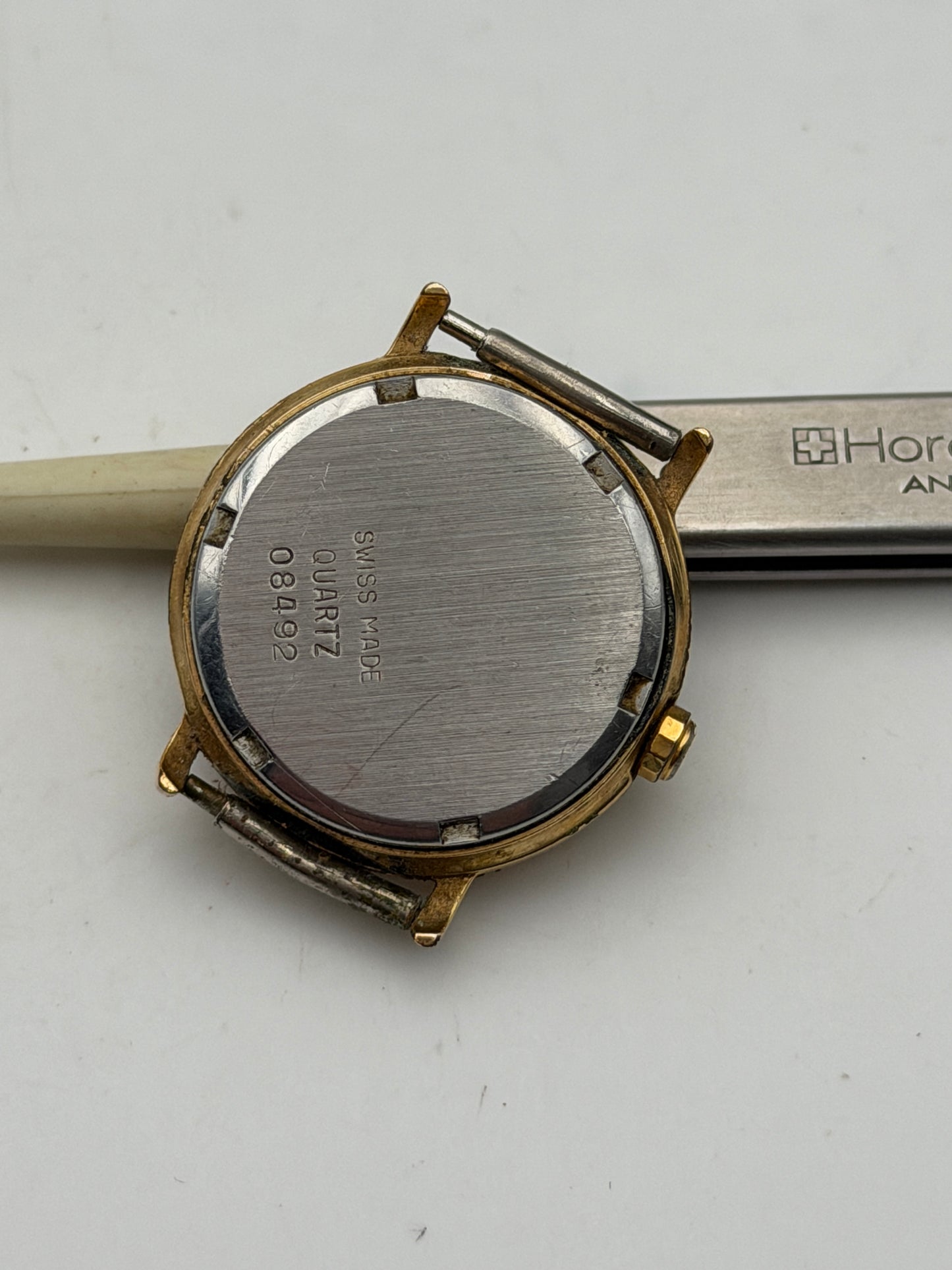 breil daxos quartz 25mm oak watch vintage