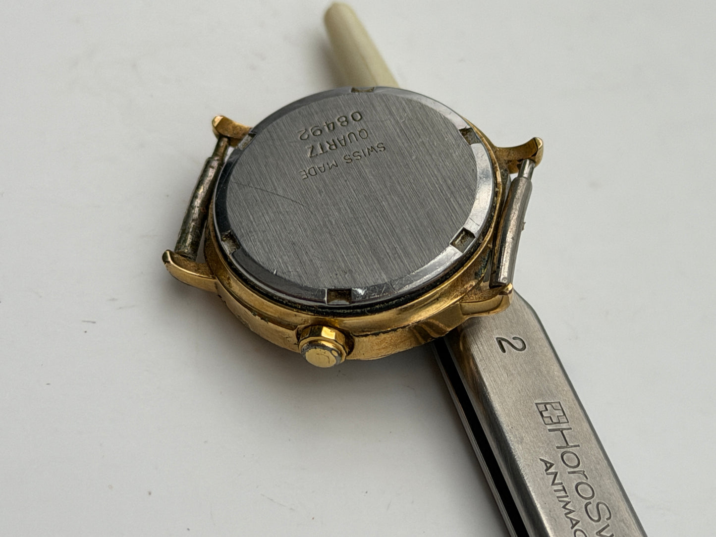 breil daxos quartz 25mm oak watch vintage