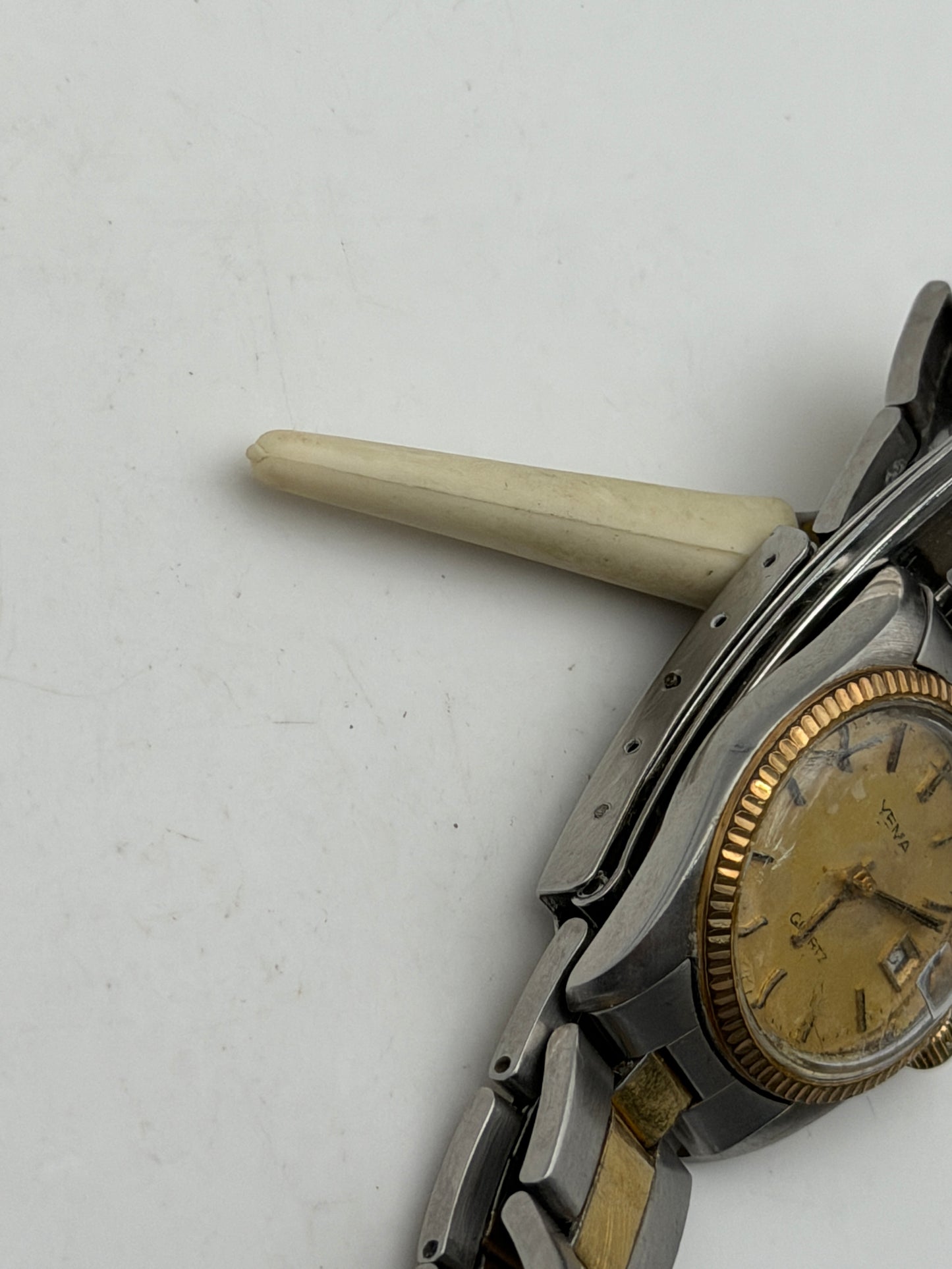 yema quartz swiss made 25mm watch vintage