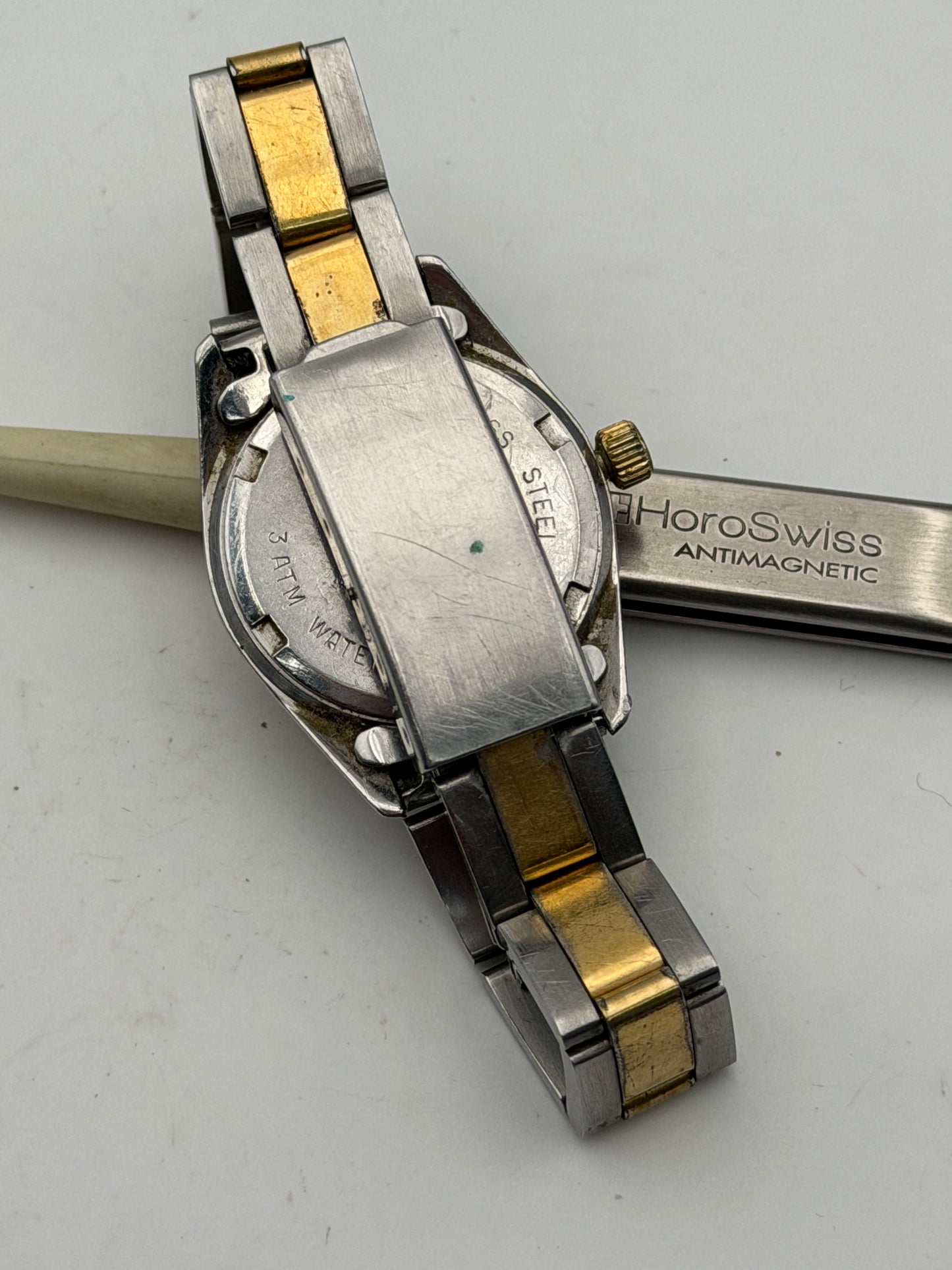 yema quartz swiss made 25mm watch vintage