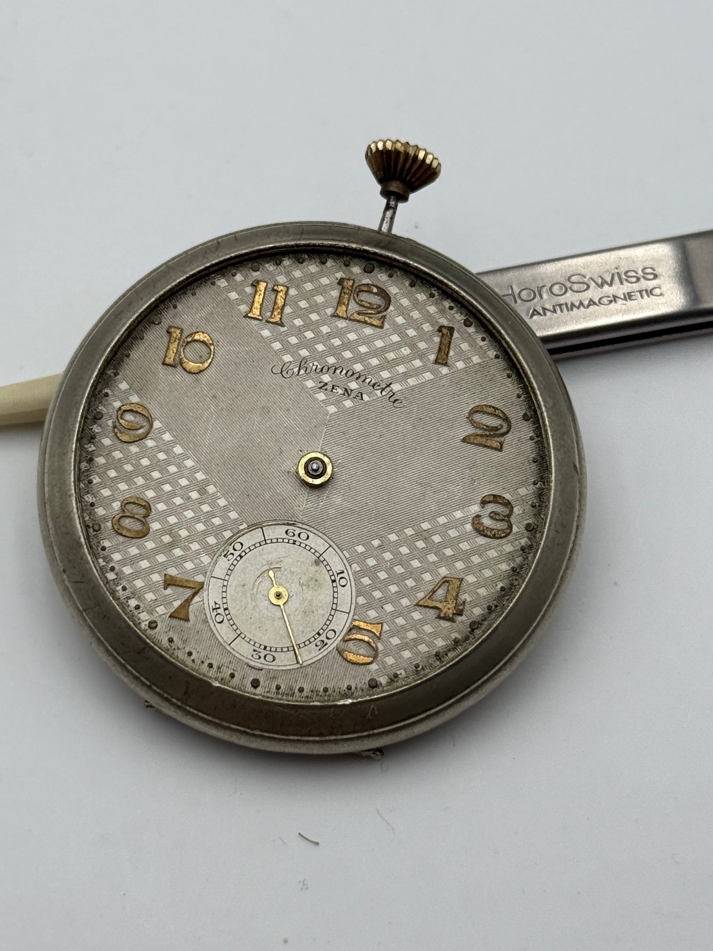 chronometre zena pocket watch 47.5mm movement