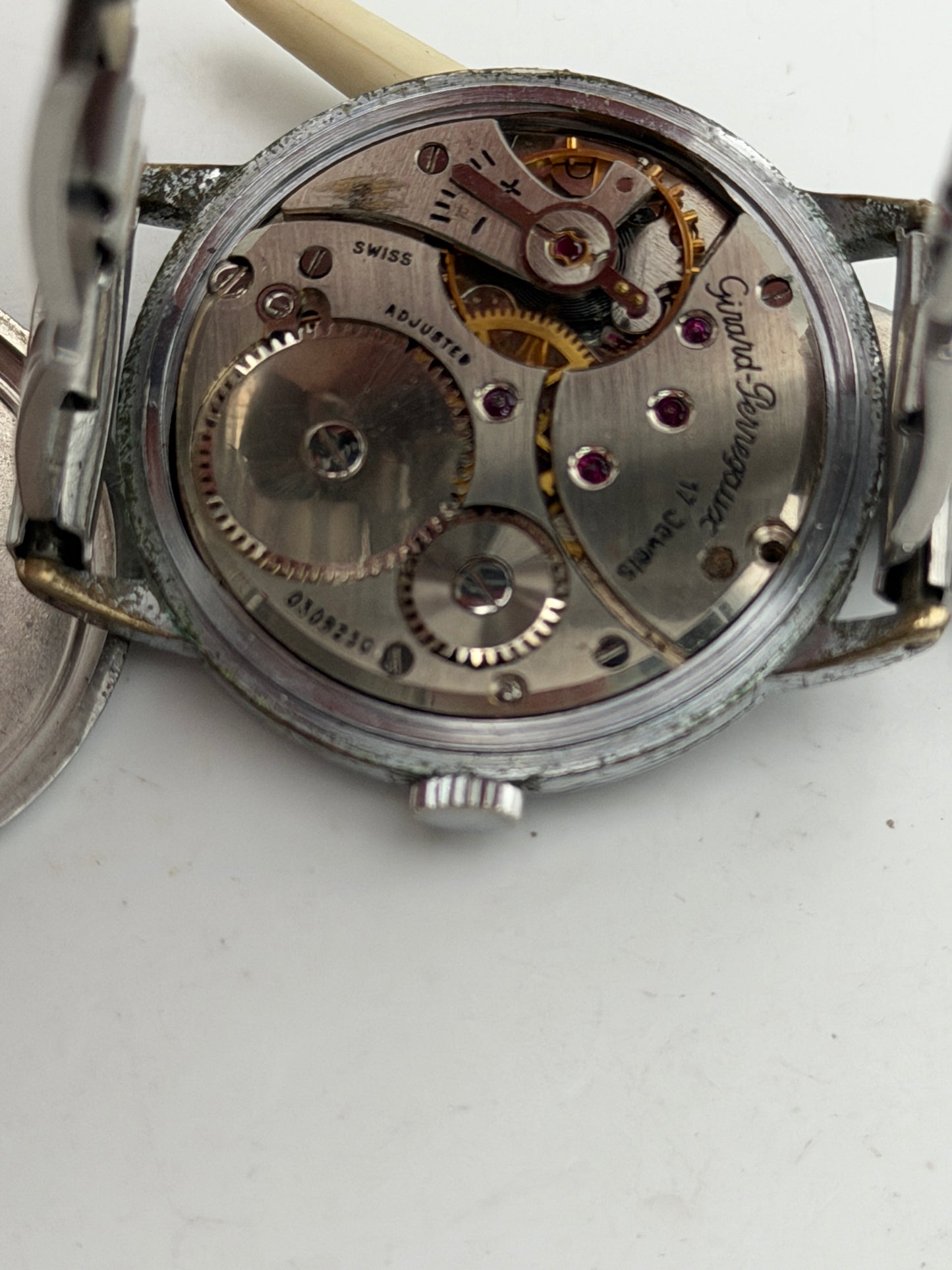 girad perregaux 34mm watch vintage