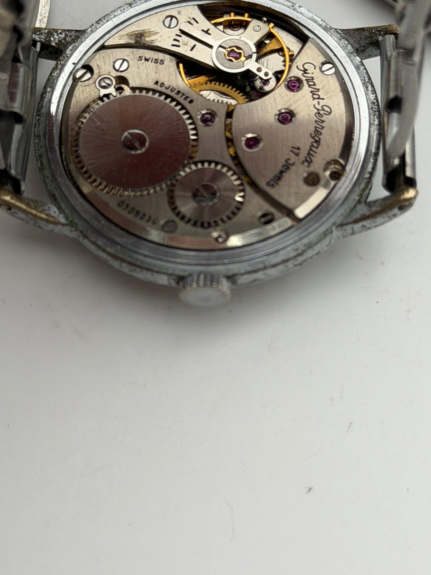 girad perregaux 34mm watch vintage
