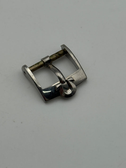 omega acciaio 14mm fibbia buckle vintage