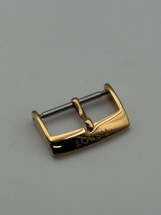 tissot dorata 20mm gold plated fibbia buckle