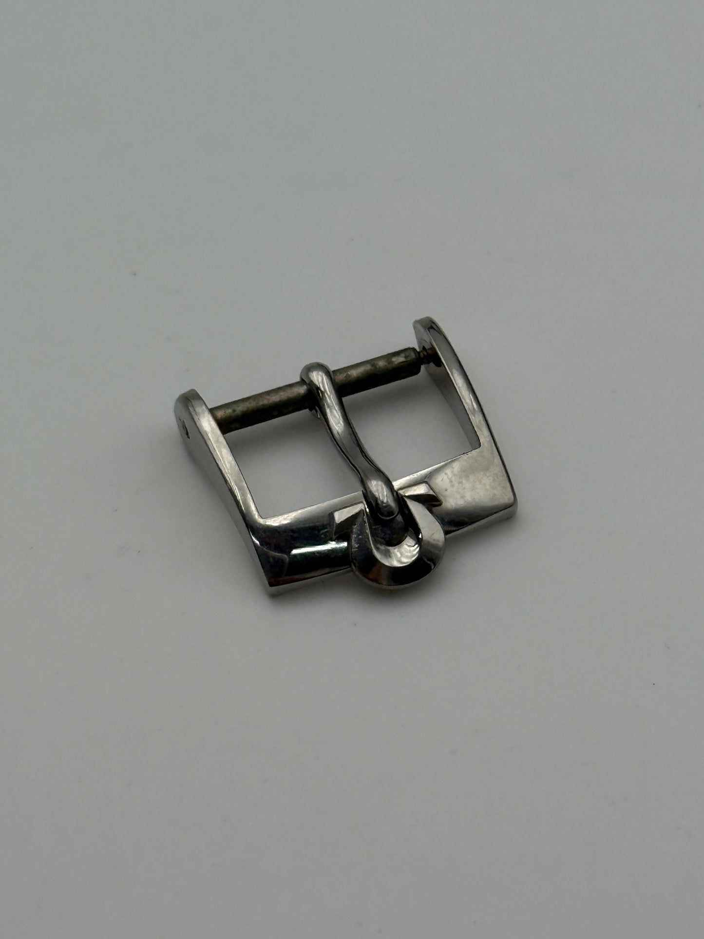 omega acciaio 14mm steel fibbia buckle
