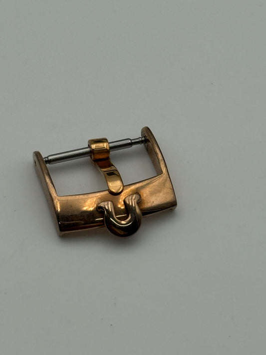 omega 16mm oro rosa rose gold fibbia buckle