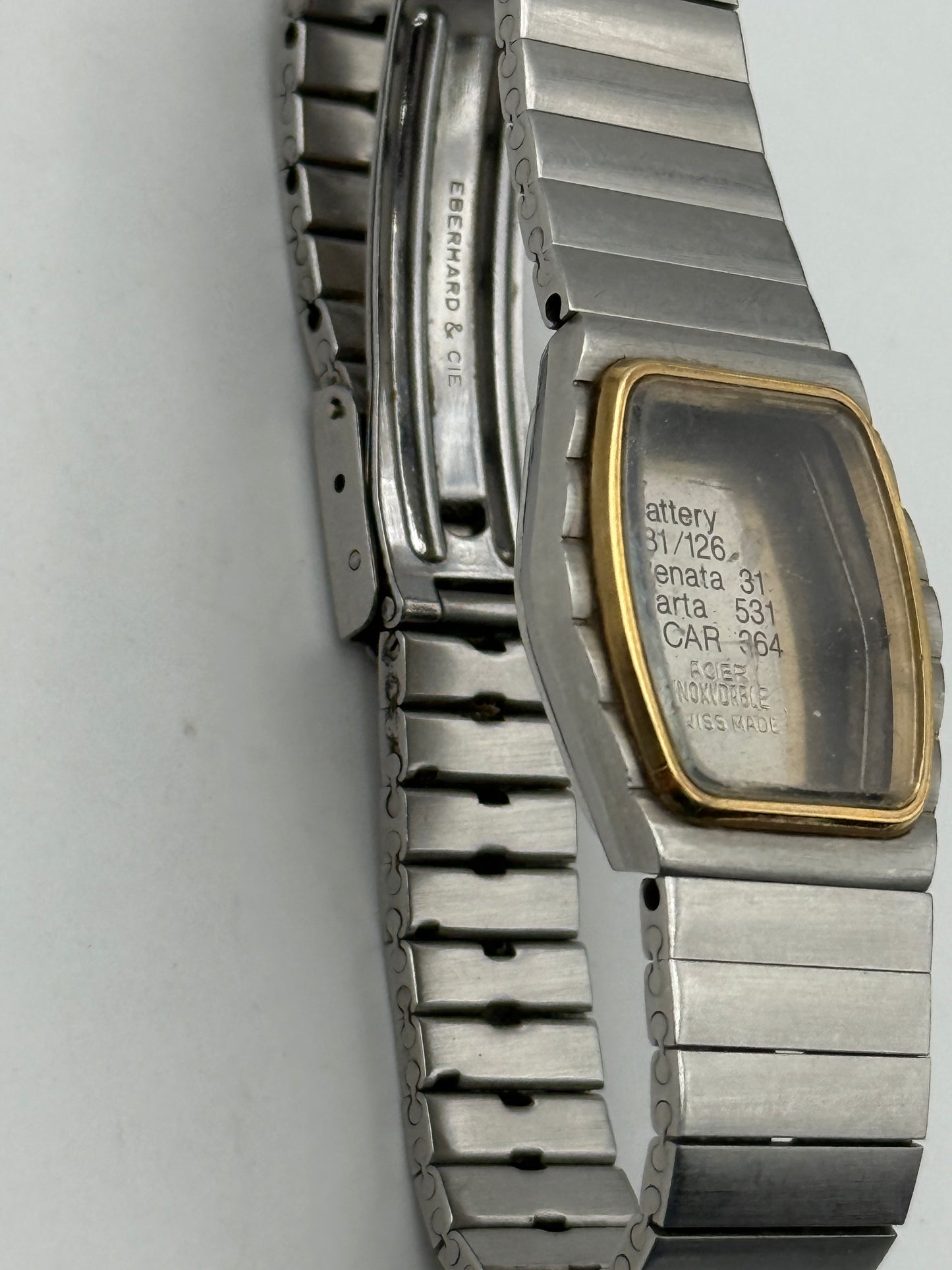 eberhard clio 50010-909 23mm cassa case steel-gold