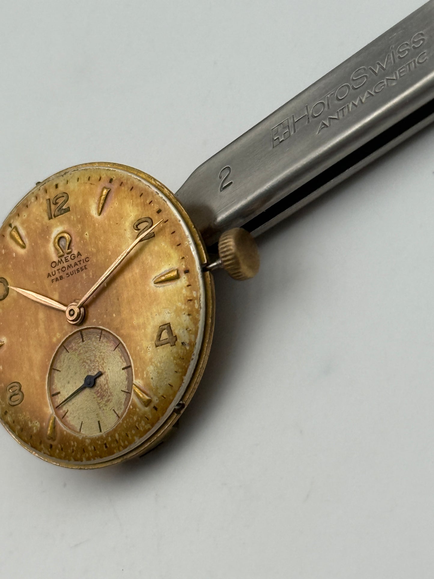 omega automatic bumper movement movimento martelletto vintage