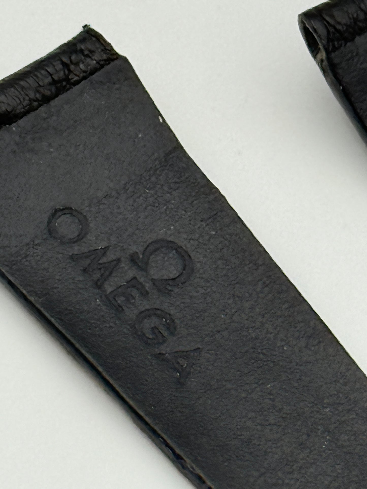 omega per fibbia deplo 20mm cinturino strap vintage black