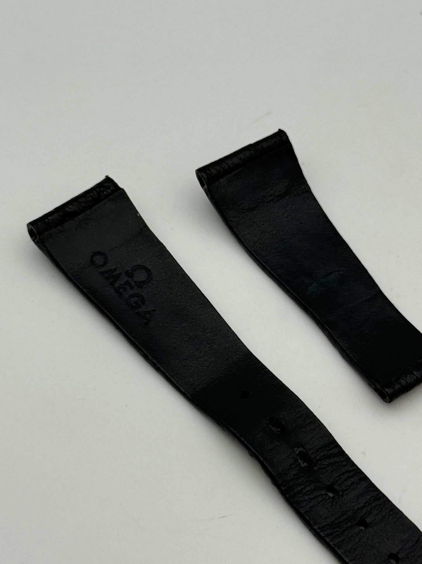 omega per fibbia deplo 20mm cinturino strap vintage black