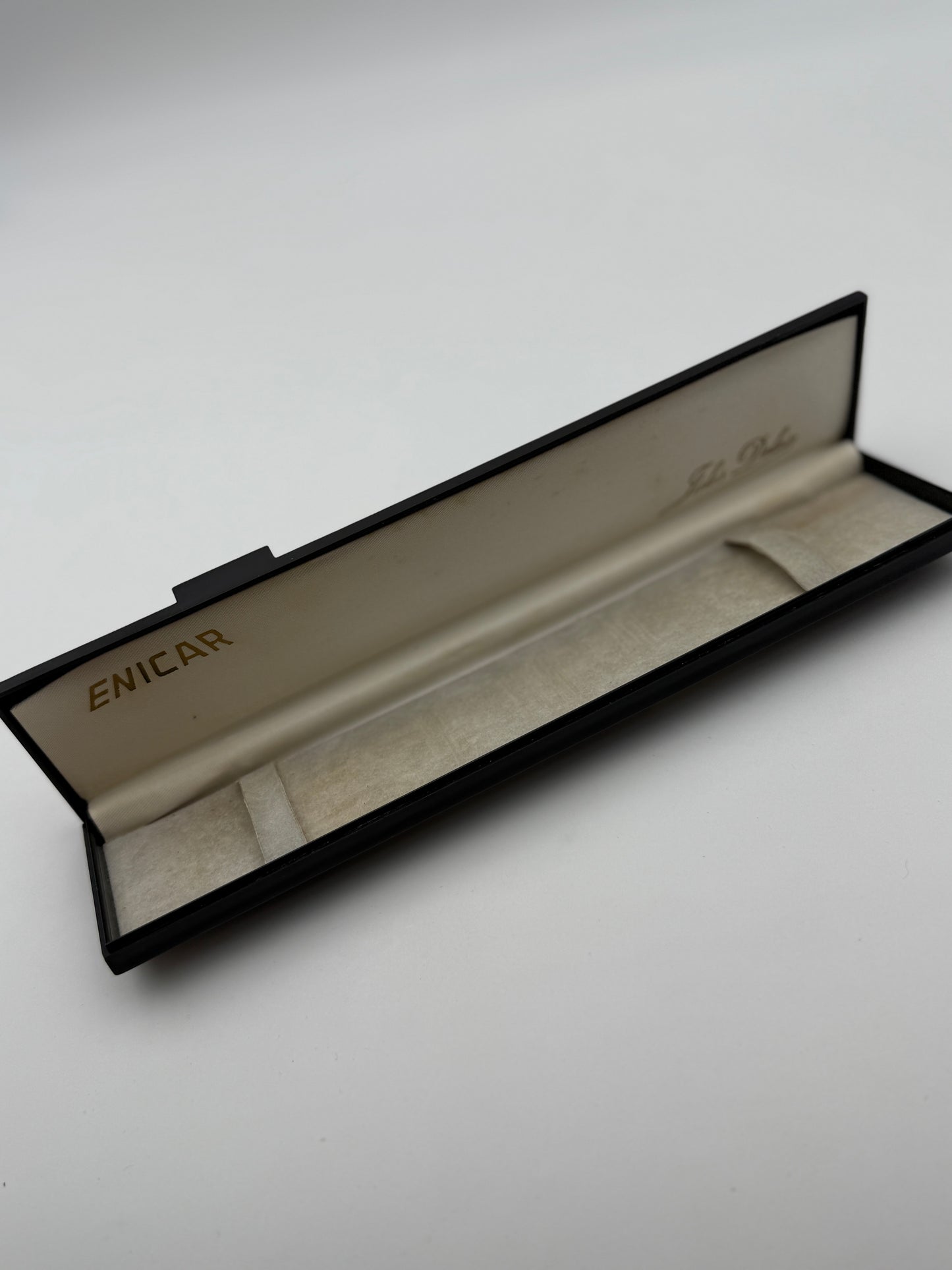 enicar jules delais watch vintage box scatola 24cm