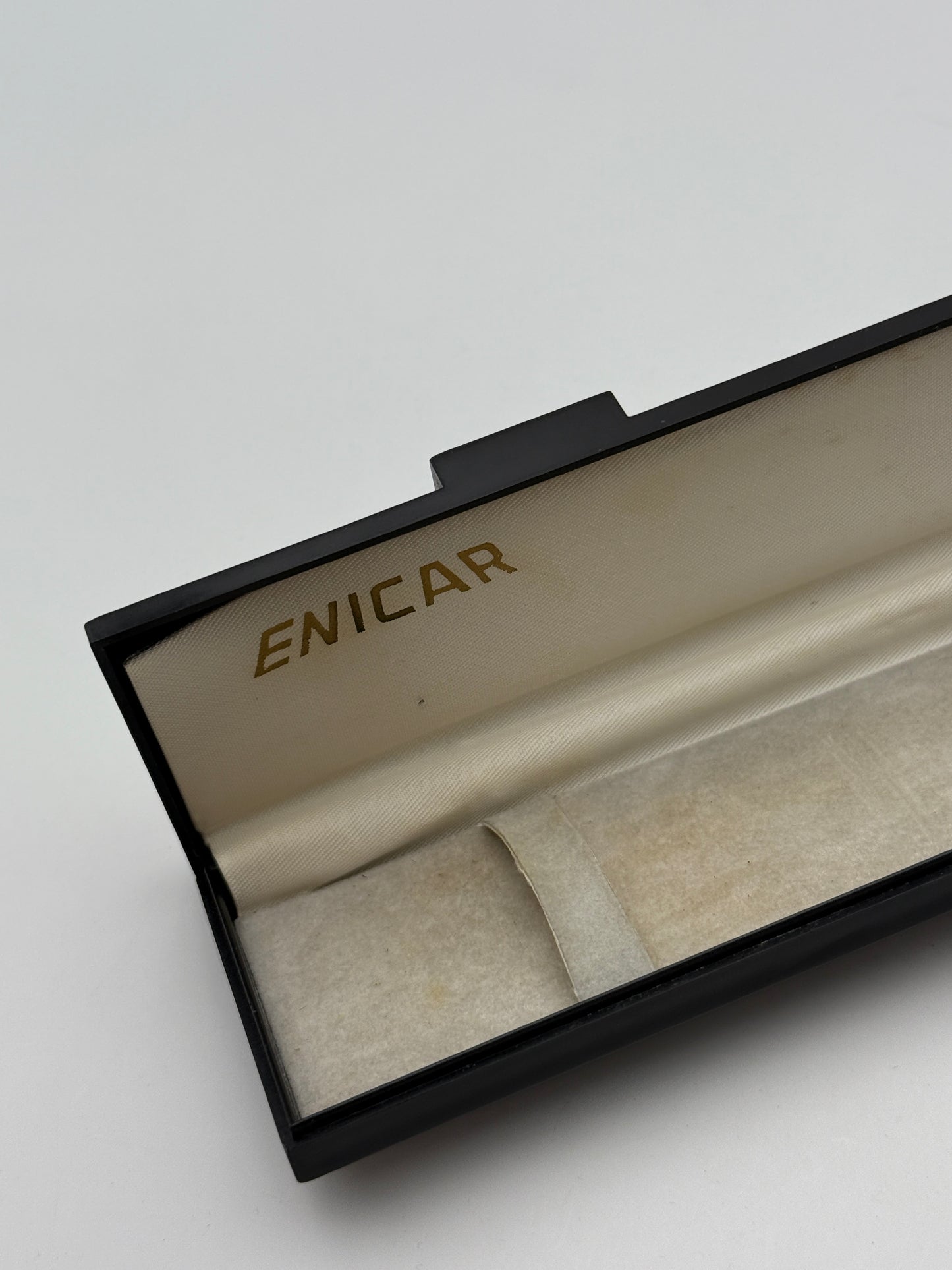 enicar jules delais watch vintage box scatola 24cm