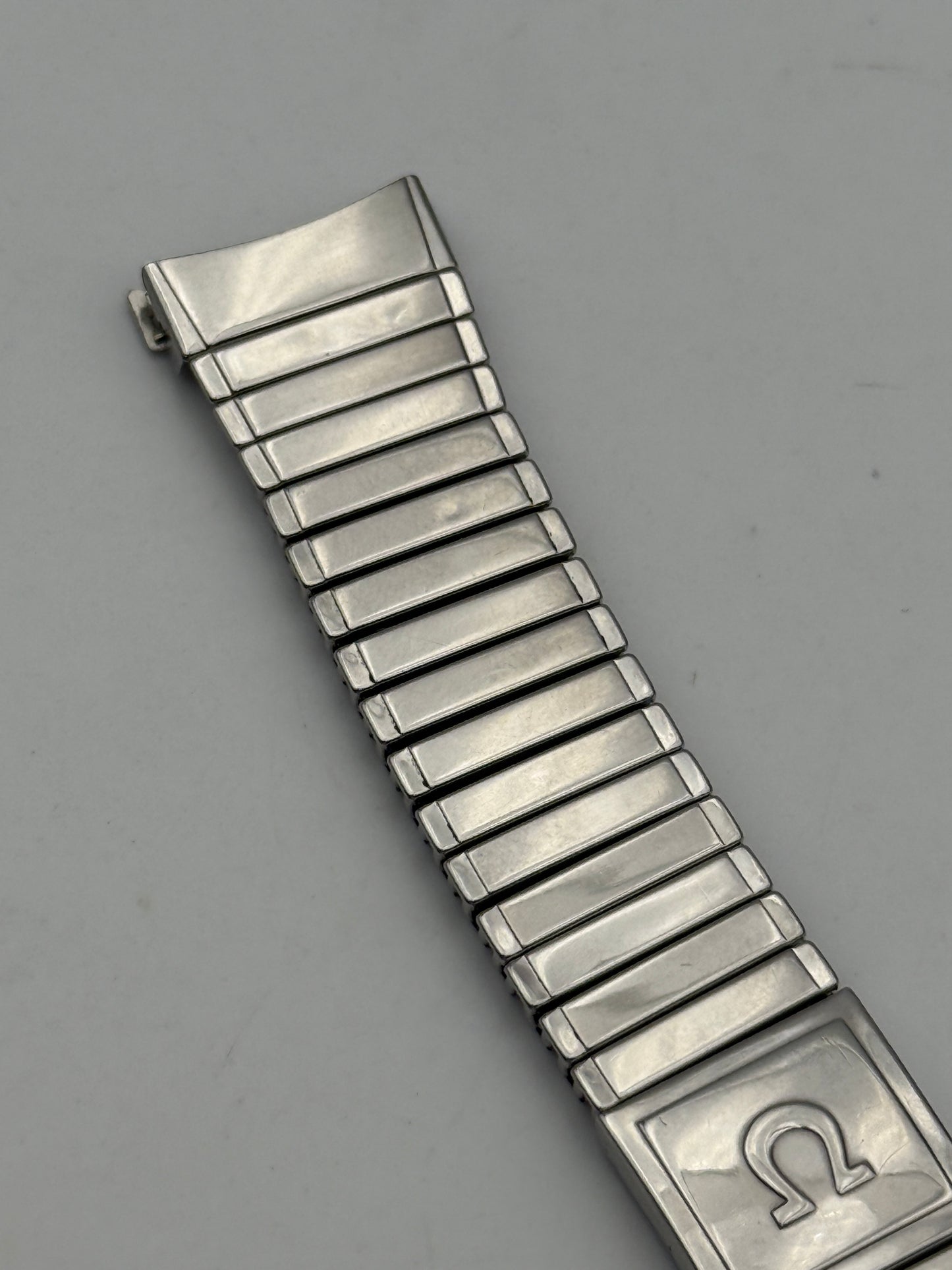 omega 558 28-071 pat.896575 fixo flex -s bracciale 18mm cinturino strap vintage