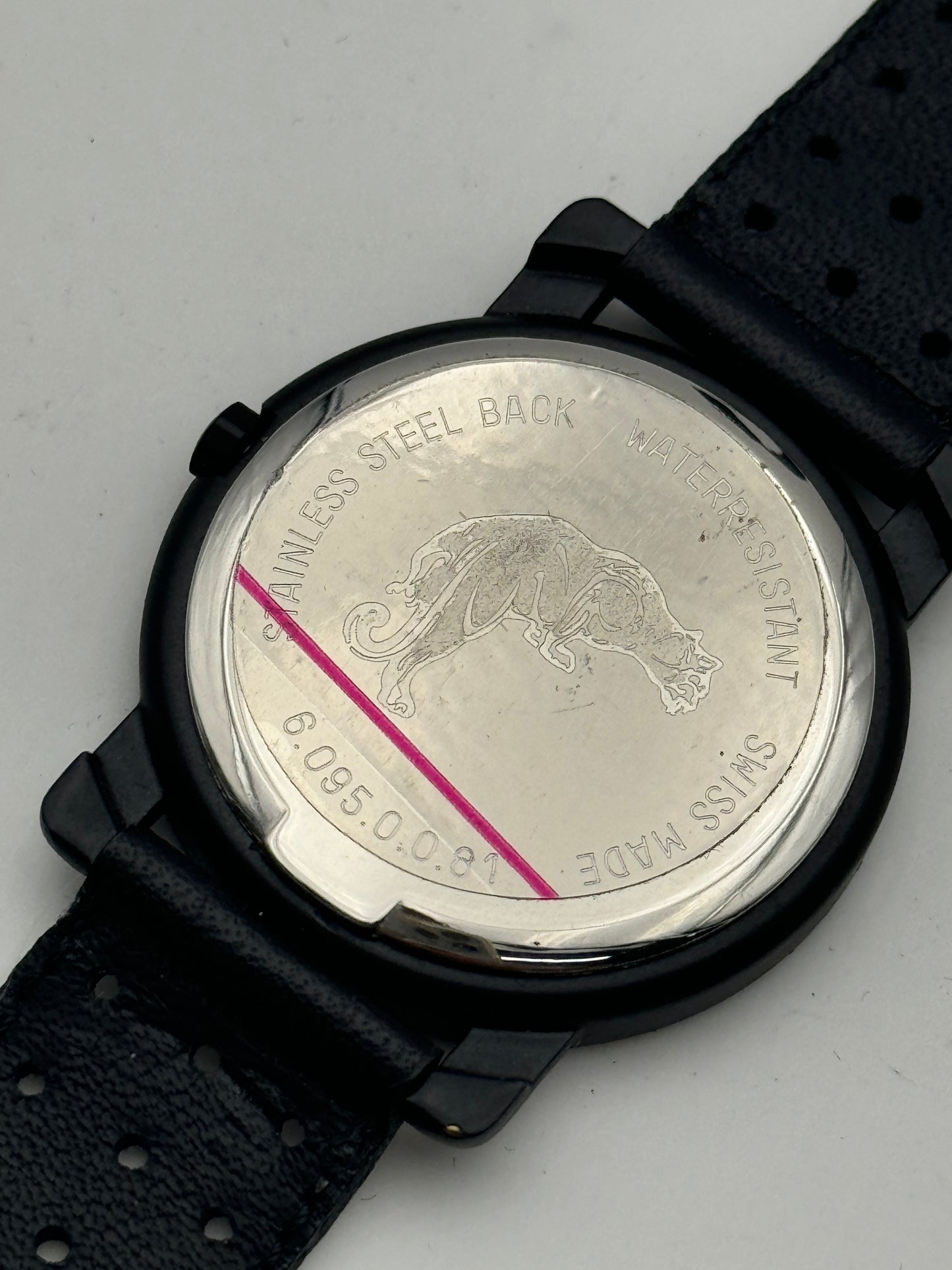 krizia swiss made watch rare 6.095.0.0.81 32mm black