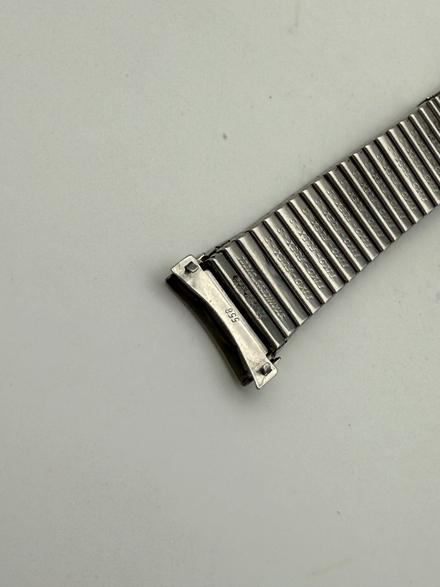 omega 558 28-071 pat.896575 fixo flex -s bracciale 18mm cinturino strap vintage