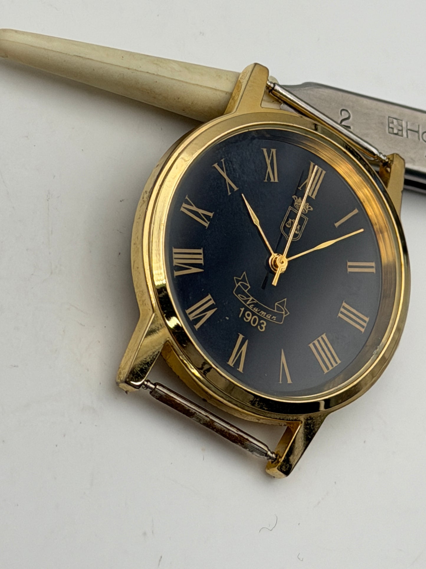 newman 1903 34mm watch vintage quartz