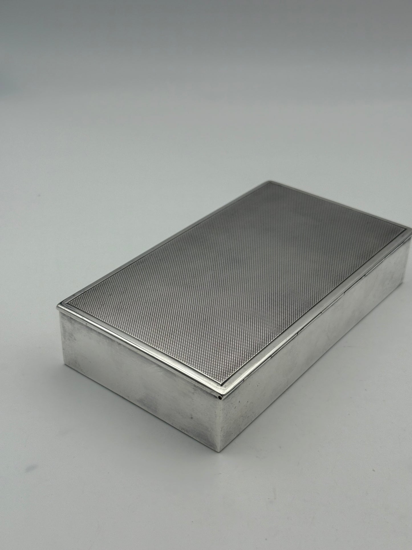omega watch box vintage silver 925 rare scatola orologio