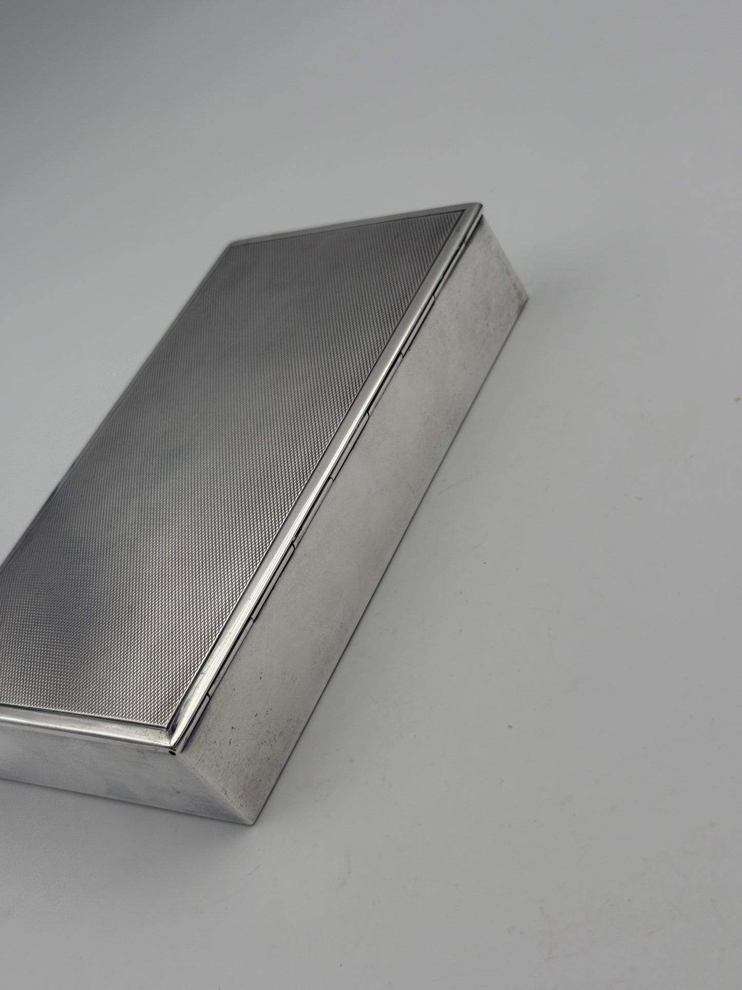 omega watch box vintage silver 925 rare scatola orologio