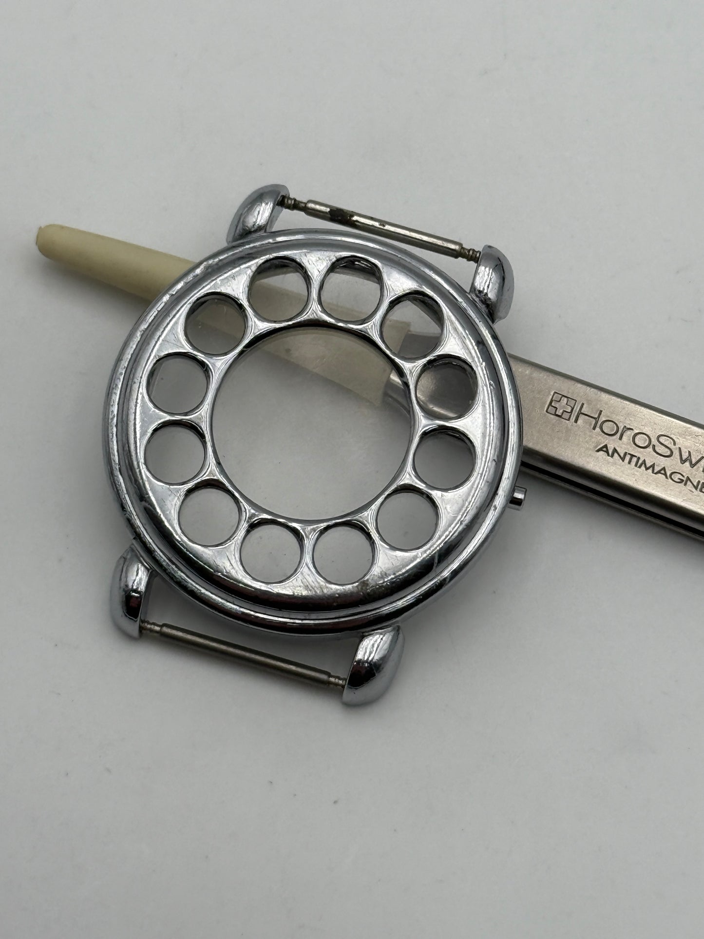 carrure gettone telefonico watch 36-29mm vinatge cassa case