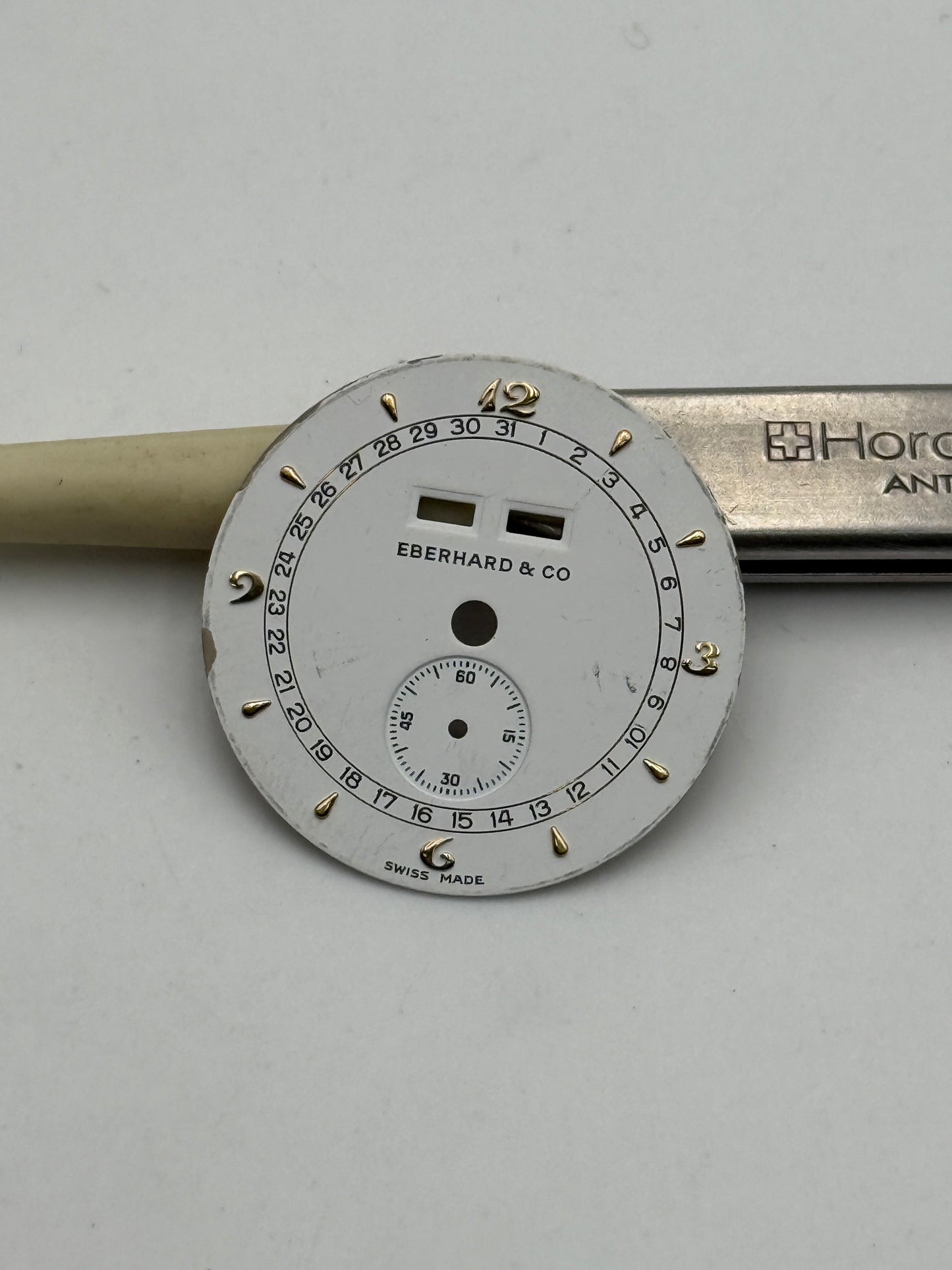 eberhard quartz cal.255.481 25mm dial quadrante