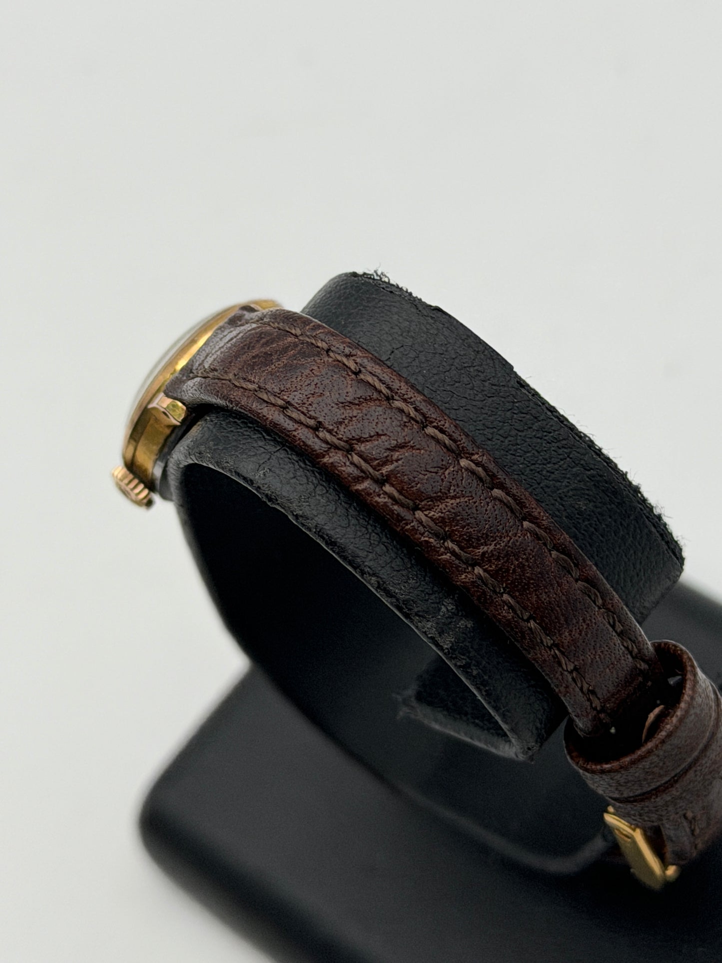 revue watch vintage gold plated 18mm