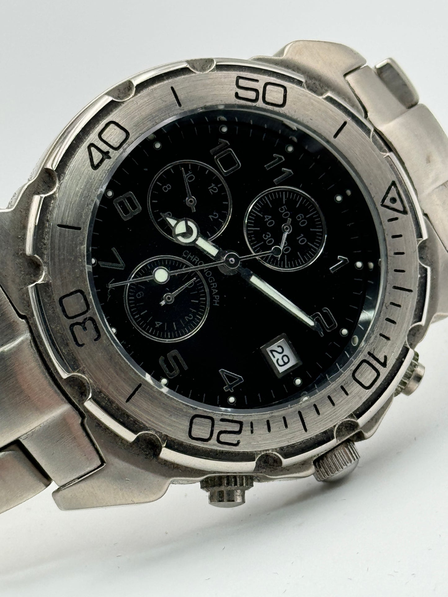 sector chronograph watch black